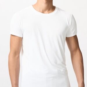 Uniqlo Men's AIRism T-Shirt with moisture wicking | White | XL| Oversized